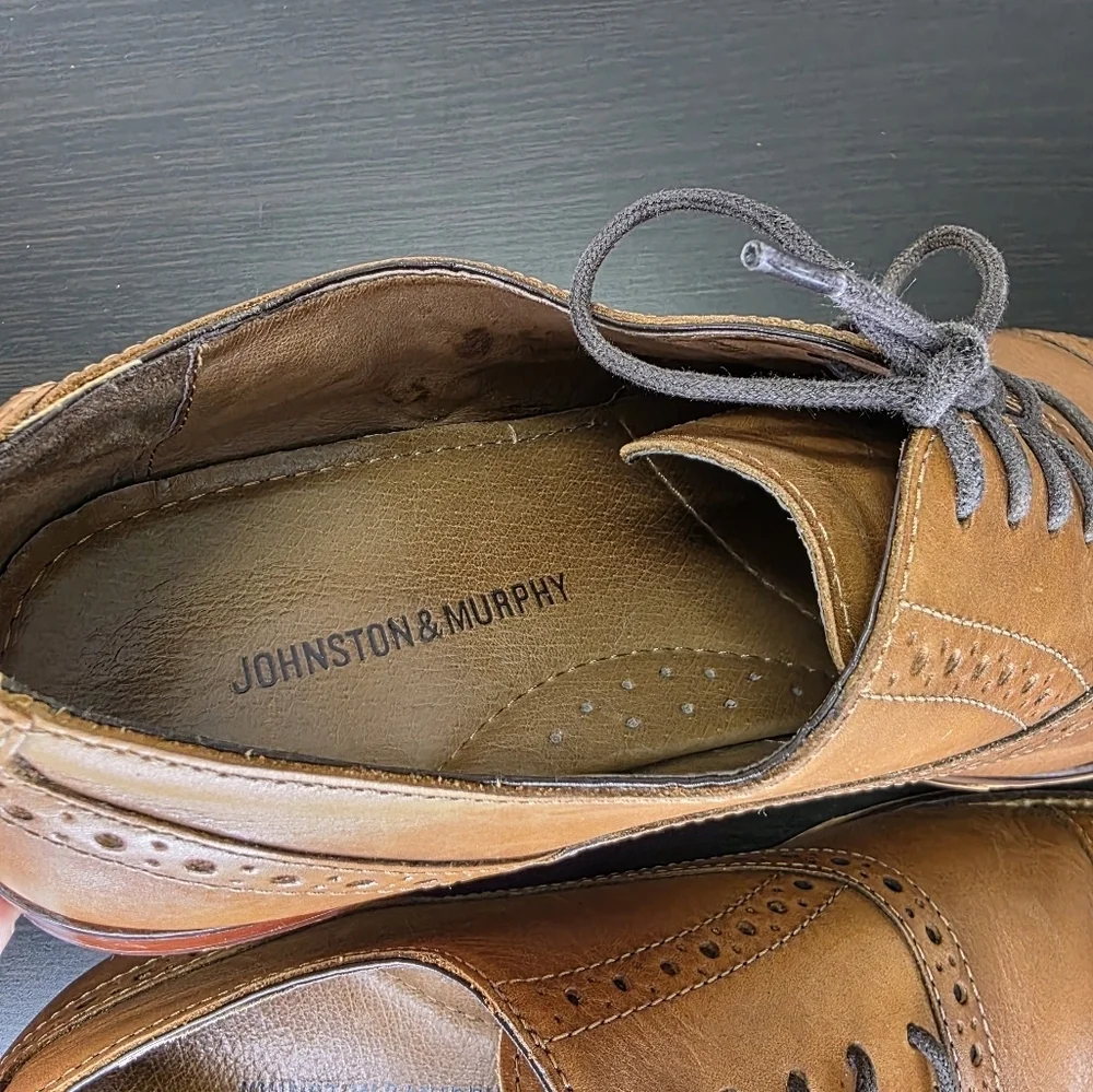 Johnston & Murphy Conard Cap Toe Oxford Mens Shoe Size‎ 10M 20-8682
